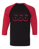 DEVILS POINT "666" BASEBALL SHIRT