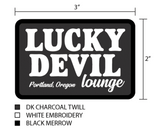 Lucky Devil Lounge Embroidered Iron-On Patch